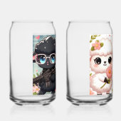 Een glaasje met een heerlijk en  design blikvorm glas (Rechts)