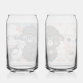 Een glaasje met een heerlijk en  design blikvorm glas (Achterkant)