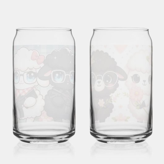 Een glaasje met een heerlijk en  design blikvorm glas (Achterkant)