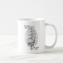 Een glad zee heeft nooit een vaardig zeilschip gem