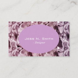 Een gladde vormgeving, paarse elegant visitekaartje