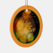 Een glansvrij siermiddel - voor de gouden boom keramisch ornament (Rechts)