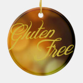 Een glansvrij siermiddel - voor de gouden boom keramisch ornament (Achterkant)