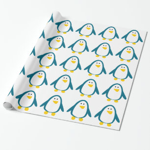 Een glanzend verpakkingspapier voor de geboorte va cadeaupapier