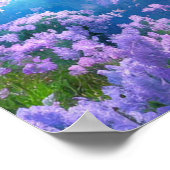 Een glanzende tuin Pond Poster (Hoek)