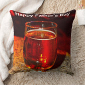 Een glas bier voor Vaderdag Kussen (Deken)
