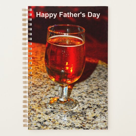 Een glas bier voor Vaderdag Planner (Voorkant)
