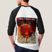 Een glas bier voor Vaderdag T-shirt (Achterkant)