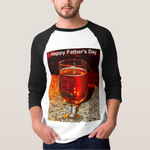 Een glas bier voor Vaderdag T-shirt