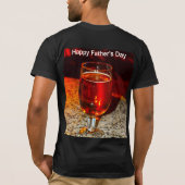 Een glas bier voor Vaderdag T-shirt (Achterkant)