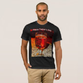 Een glas bier voor Vaderdag T-shirt (Voorkant volledig)