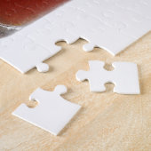 Een glas gehakt thee legpuzzel (Zijkant)