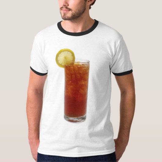 Een glas gehakt thee t-shirt (Voorkant)