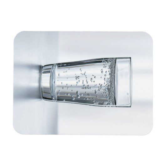 Een glas mousserend magneet (Horizontaal)
