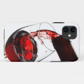Een glas rode wijn Case-Mate iPhone case (Achterkant (horizontaal))