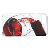 Een glas rode wijn Case-Mate iPhone case (Achterkant (Horizontaal))