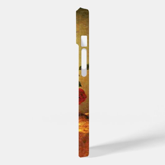 Een glas rozen, fijne kunst, Case-Mate iPhone case (Achterkant / Links)