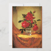 Een glas Rozen, mooie kunst, Kaart (Voorkant)