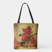 Een glas Rozen, mooie kunst, Tote Bag (Achterkant)