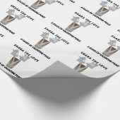 Een glas valentijn vrede. cadeaupapier (Hoek)