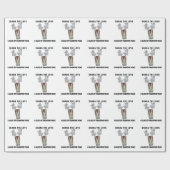 Een glas valentijn vrede. cadeaupapier (Vlak)