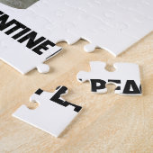 Een glas valentijn vrede. legpuzzel (Zijkant)