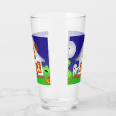 Een glas van hoge kwaliteit met Halloween House &  (Links)