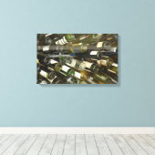 Een glas wijn canvas afdruk (Insitu (Houten vloer))