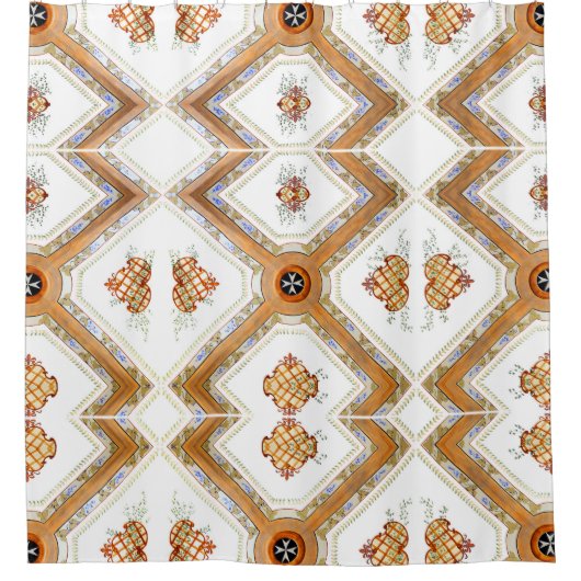 Een glazen plafond douchegordijn (Voorkant)