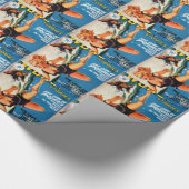 Een gletsjer afslaan cadeaupapier (Hoek)