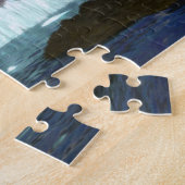 Een gletsjer voldoet aan het Zee Legpuzzel (Zijkant)