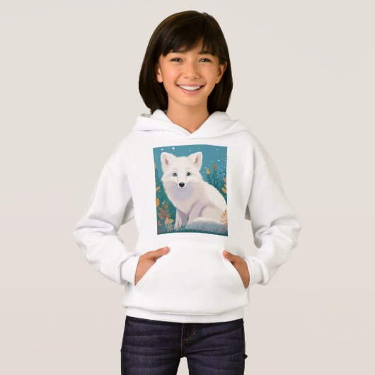 Een glimlach Arctic Fox Tshirt (Voorkant volledig)
