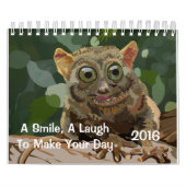 Een glimlach, een lachen, om je dag 2016 midden te kalender (Hoes)