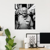 Een glimlach in de nacht poster (Thuiskantoor)