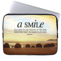 "Een glimlach is een licht" Inspirerend Quote