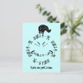 Een glimlach is Worth a Duizand Words Japans Prove Briefkaart (Staand voorkant)