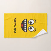 Een glimlach met open mond bad handdoek (Handdoek)