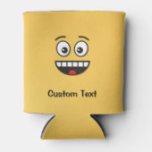 Een glimlach met open mond blikjeskoeler (Voorkant)