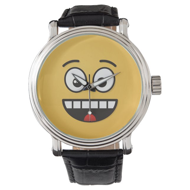 Een glimlach met open mond horloge (Voorkant)