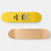Een glimlach met open mond persoonlijk skateboard (Horizontaal)