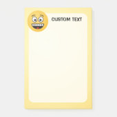 Een glimlach met open mond post-it® notes (Voorkant)