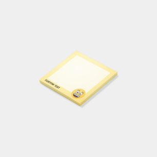 Een glimlach met open mond post-it® notes