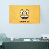 Een glimlach met open mond spandoek (Beurs)