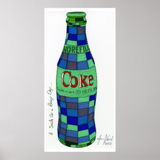 Een glimlach op een regenachtige dag, Art Print (Voorkant)