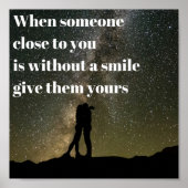 Een glimlach poster (Voorkant)