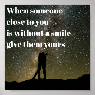 Een glimlach poster