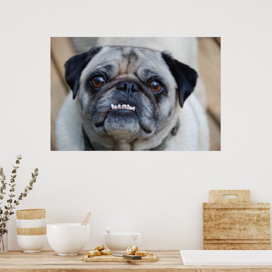 Een glimlach poster (Keuken)