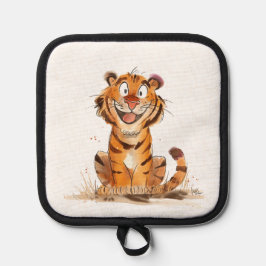 Een glimlach Tijger Pannenlap