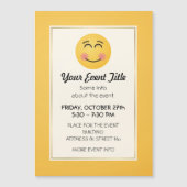 Een glimlachend gezicht met glimlende ogen (Voorkant)