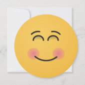 Een glimlachend gezicht met glimlende ogen kaart (Voorkant)